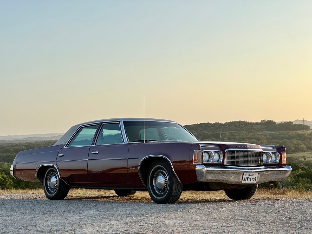 1974 chrysler imperial sedan red rwd automatic newport