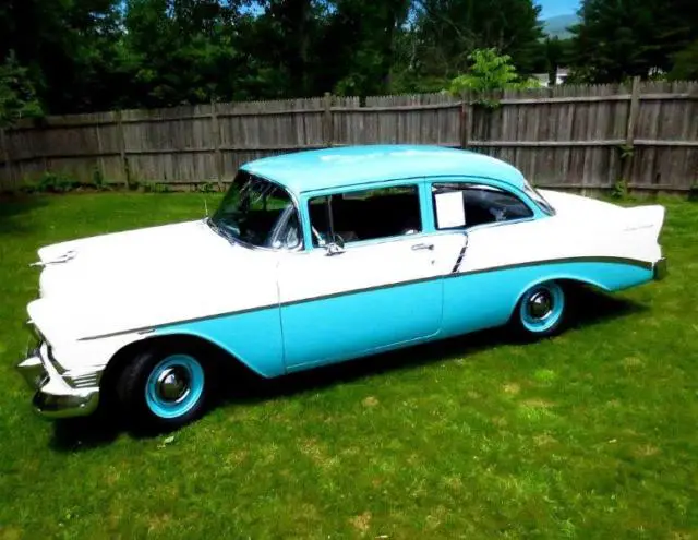 1956 chevrolet 210 dual quad-solid lifter overdrive frame off showpiece '55 57'