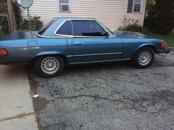 1976 mercedes-benz 450 sl for repair or parts. "please read description"