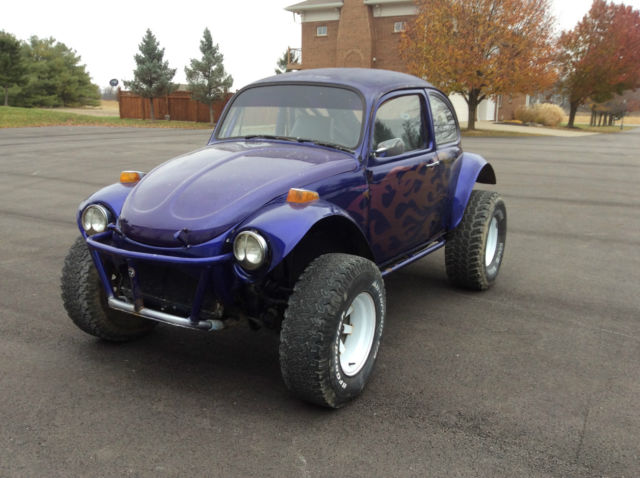 1973 super beetle vw with 283 v8 and turbo with rollbars!!!!!