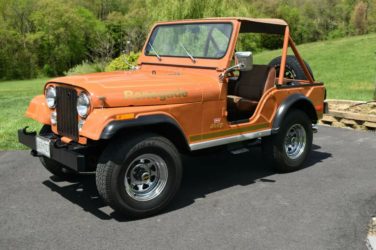 1977 jeep cj-5; renegade levi edi. orig paint, eng, trans, 33k miles (video) vg