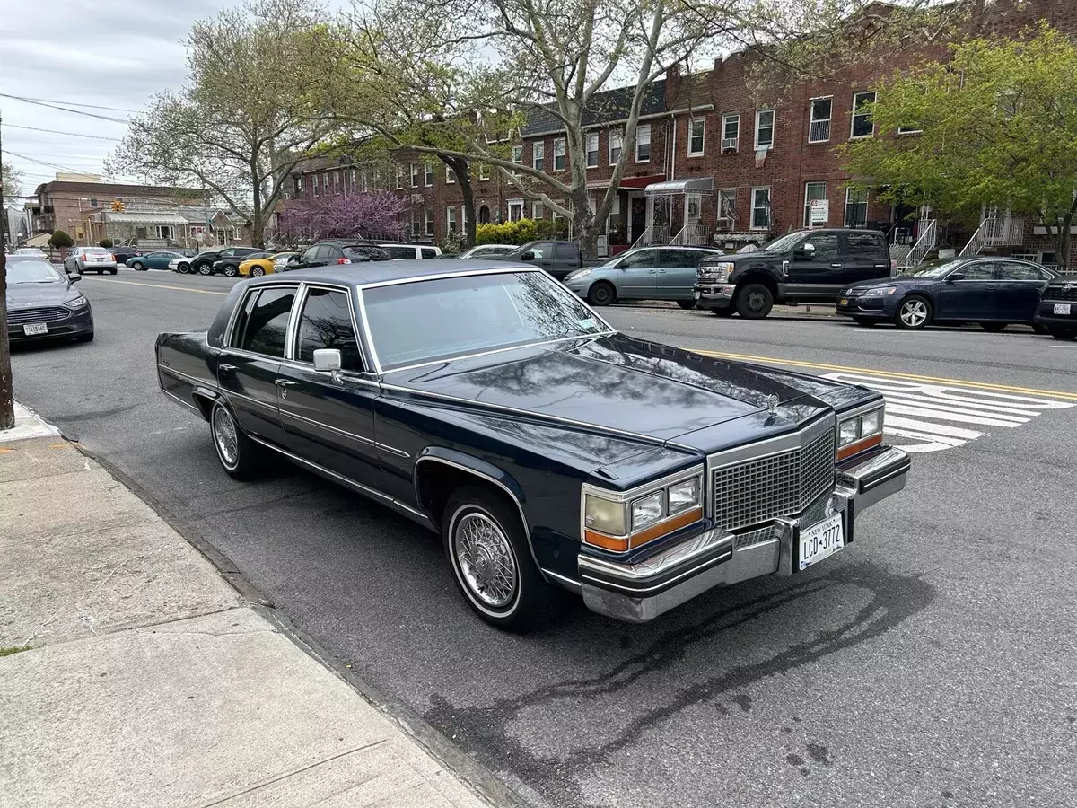 1981 cadillac fleetwood blue brougham