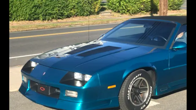 1991 chevrolet camaro rs v8 5sp manual convertible 121k