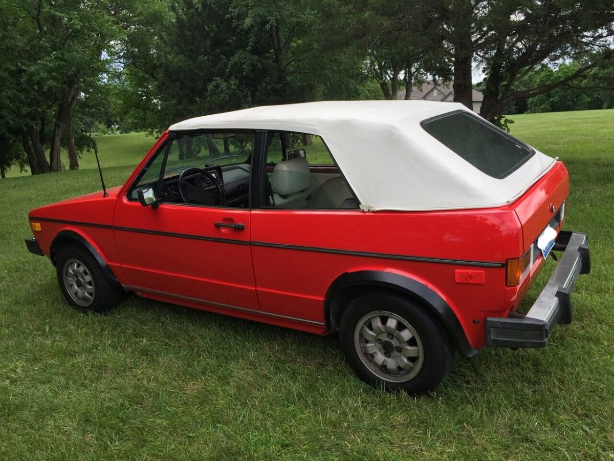 volkswagen 1985 cabriolet convertible