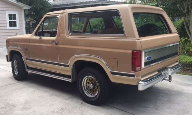 1983 ford bronco 5l v8 16v automatic 4wd original paint garage kept florida