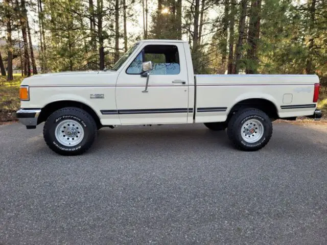 1991 ford f150 xlt lariat package 4x4 short bed regular cab 5.8 351ci engine