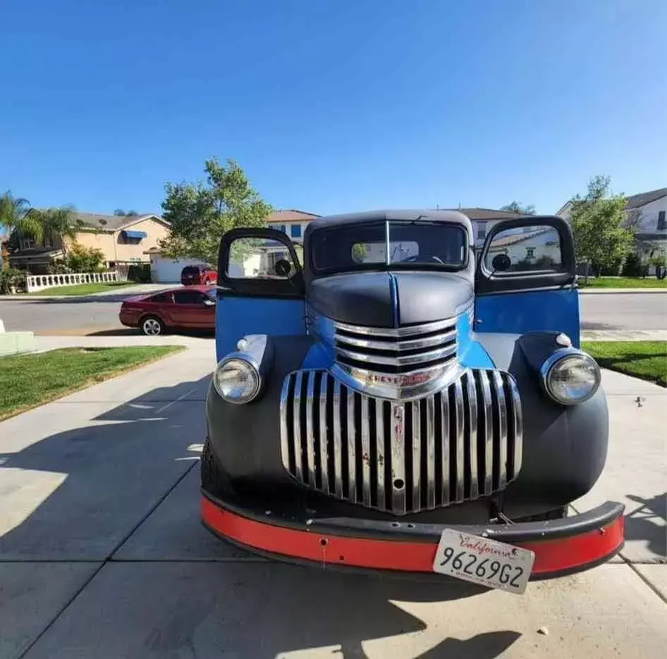 1946 chevrolet pickup pickup blue