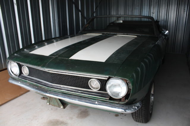 1967 chevy camaro convertible project no reserve !