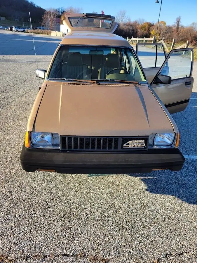 1986 toyota tercel wagon brown 4wd automatic deluxe 4x4