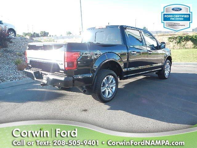 certified 2018 ford f150 supercrew platinum nampa, id 83687 for sale in nampa, idaho
