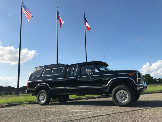 1983 ford f250 xlt supercab long bed 4x4 8-cyl 460 camper restored $50k invested