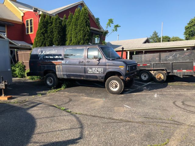 1984 ford e350 extended 4x4 diesel van