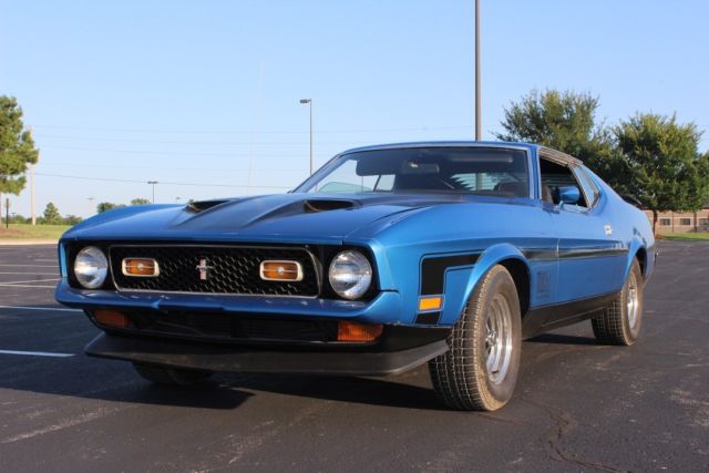72 mach 1 351 cleveland 3 speed manual, rally wheels, new clutch, new exhaust