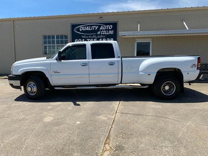 used 2006 chevrolet silverado 3500 4x4 crew cab collins, ms 39428 for sale in collins, mississippi