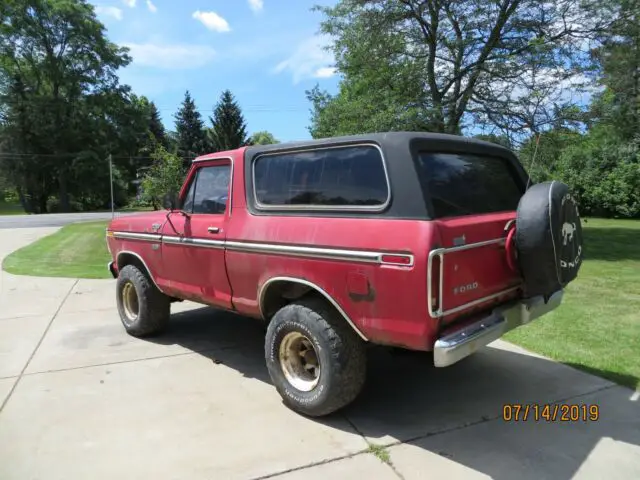 ford bronco 4spd all original - a real barn find - 21,153 miles! in barn 35+yrs