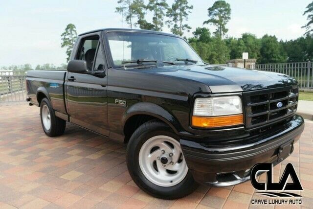 1993 ford f-150 svt lightning pickup truck 5.8l 8-cyl engine automatic black