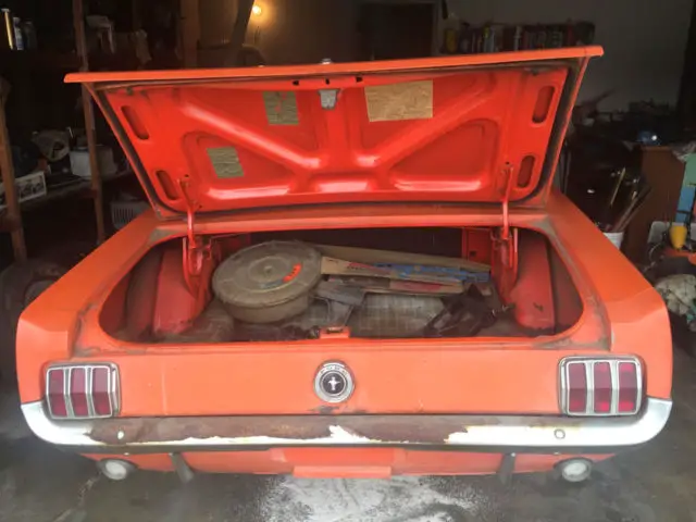 early vintage 1965 mustang coupe 289 2v/v8 eaton power steering pump poppy red