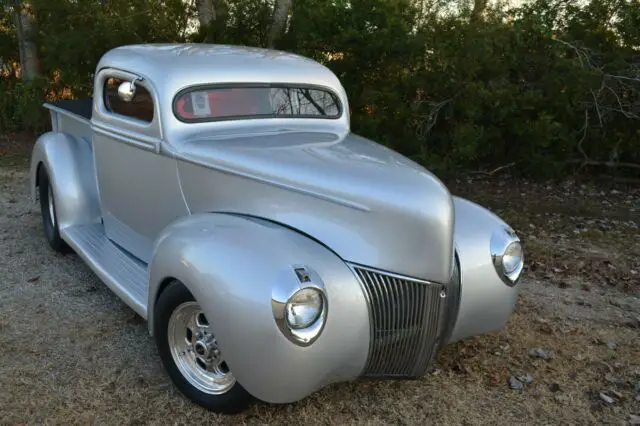 1941 ford pickup, pro street, chopped, shorten, new paint and interior 2 years