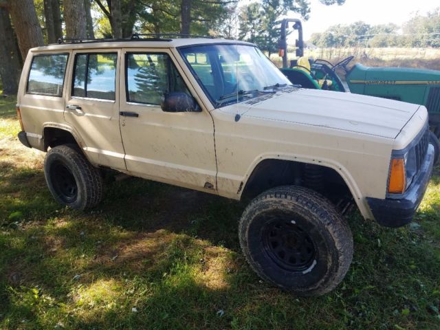 jeep cherokee diesel mercedes om617 swap xj turbo 5 speed 4x4 rustys 4.5 lift