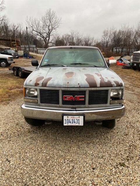 1993 gmc sierra pickup grey rwd automatic c3500