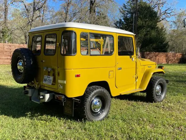 1980 toyota fj cruiser suv yellow 4wd manual fj40