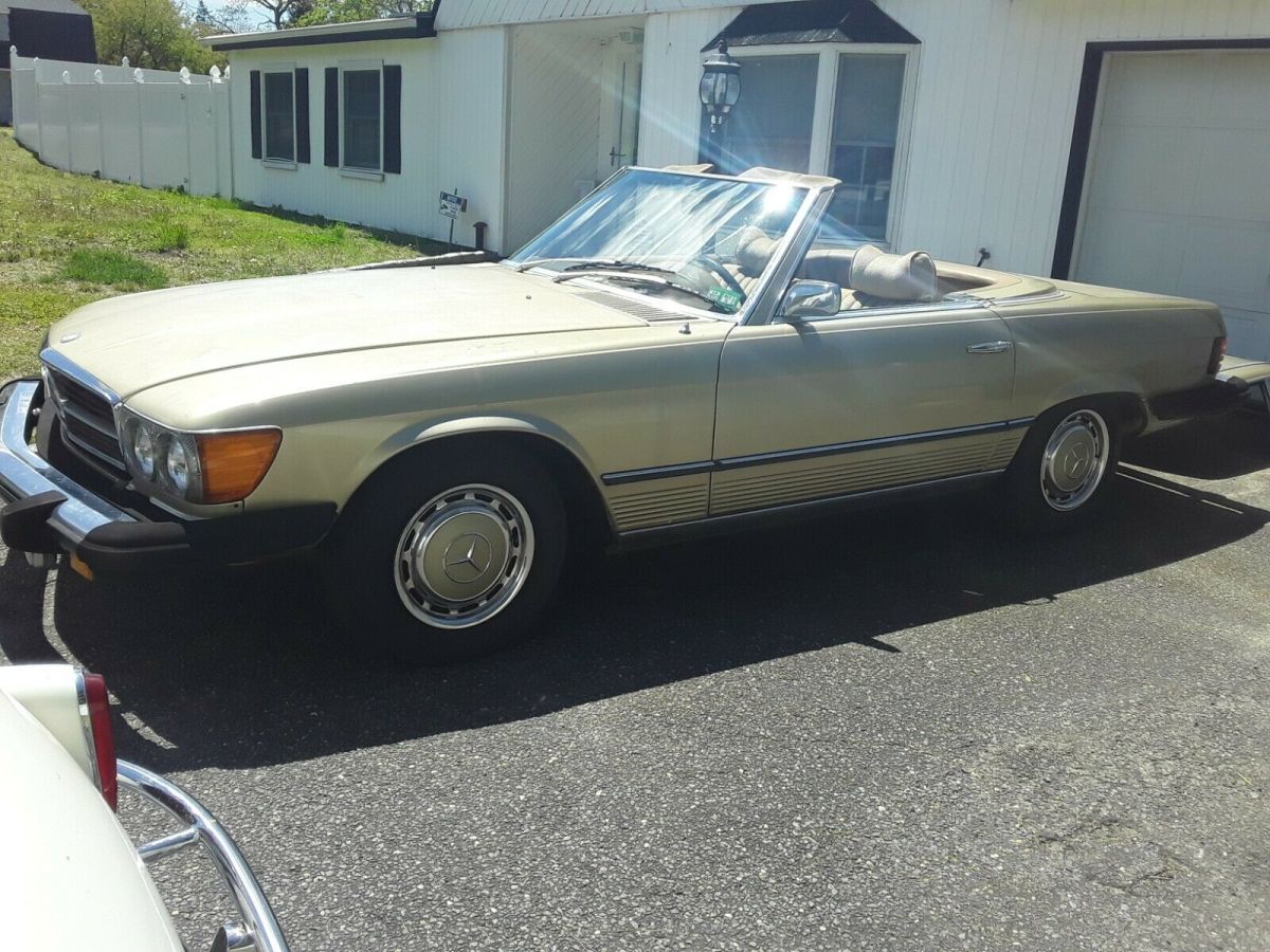 1974 mercedes-benz 450sl 117,569 miles hardtop convertible one owner