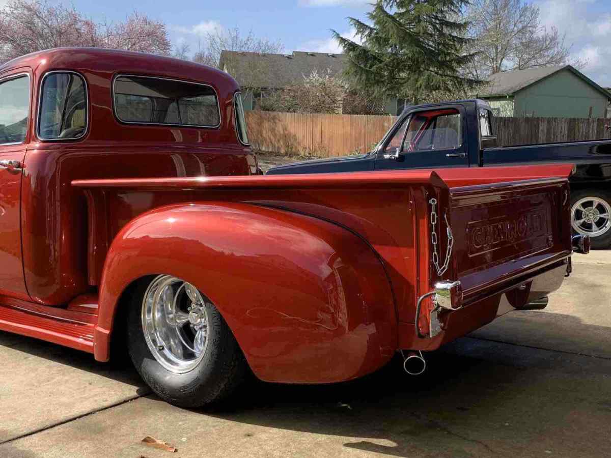 1951 chevrolet pickup red rwd automatic