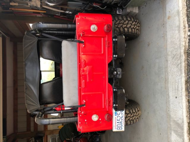 1968 jeep cj5 red