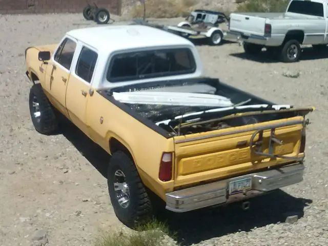 1980 dodge w200 crew cab cummins diesel ram power wagon nv4500 np205 dana 60 70