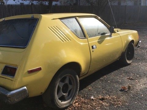 1976 amc gremlin yellow, classic, clean, auto, collector car