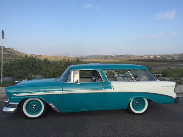 1956 chevrolet nomad - 327, th350, lowered
