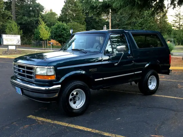 1994 ford bronco xlt 4x4 2dr suv leather int' 5.8'liter 351 v8 engine rust free