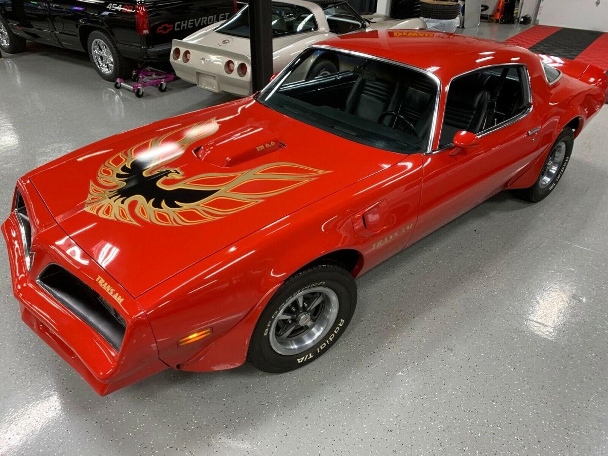 1978 pontiac trans am mayan red #'s matching 400ci, build sheet, stunning color