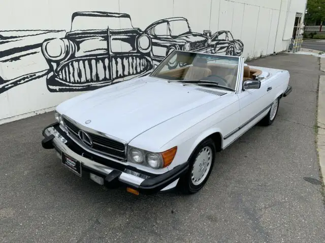 1987 mercedes benz 560sl 132968 miles white roadster