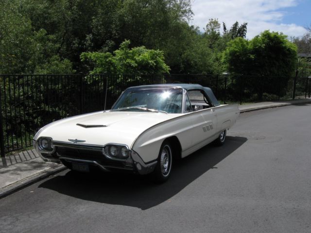 classic 1963 ford thunderbird convertable