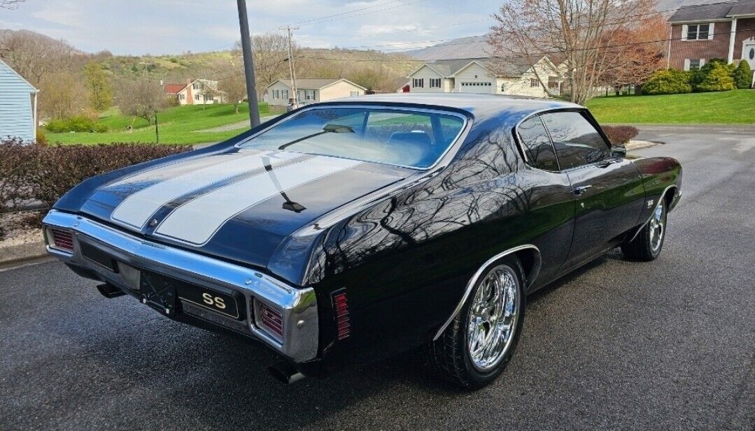 1970 chevrolet chevelle hardtop black ss
