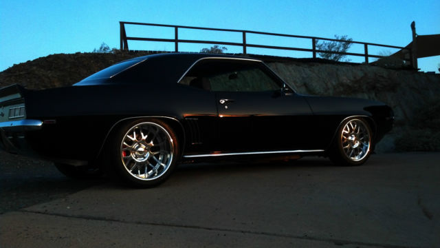 1969 chevy camaro pro/touring-supercharged ls-3 black 5 speed