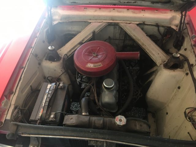 1962 mercury comet 2speed crusamatic cherry red four door excellent condition