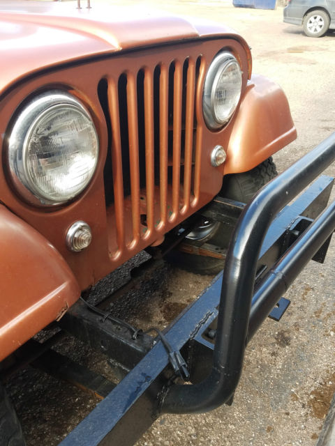 1961 jeep willys cj5 pickup meyer half cab v-6 3 speed survivor
