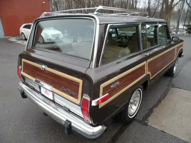1987 jeep grand wagoneer low mile woody wagon 4x4 waggy clean 79-photos