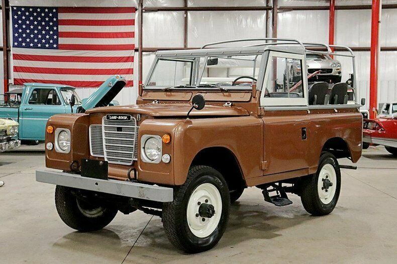 1975 land rover series iii 32731 miles russet brown suv 2.25l inline-4 4-speed