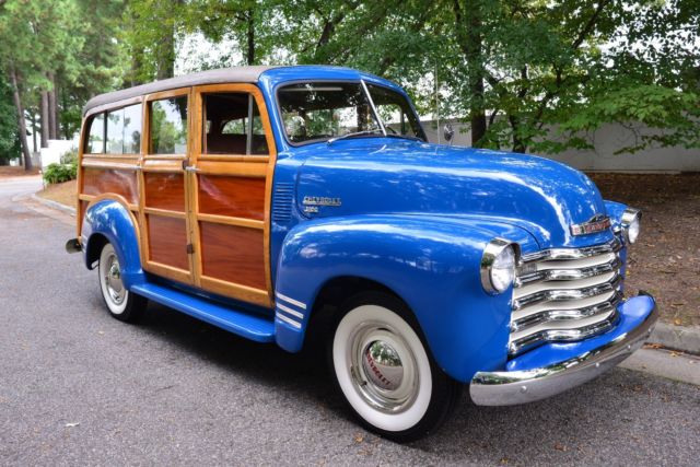 1950 chevrolet highlander woodie suburban, hercules campbell body, frame off