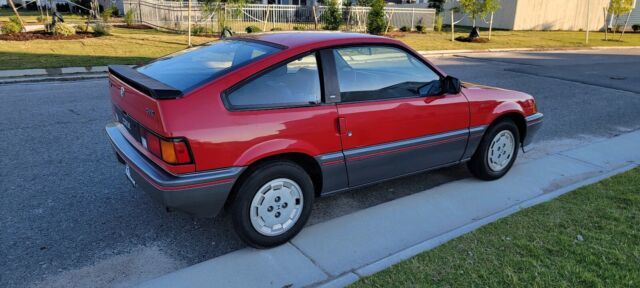 1985 honda civic coupe red fwd manual 1500 crx
