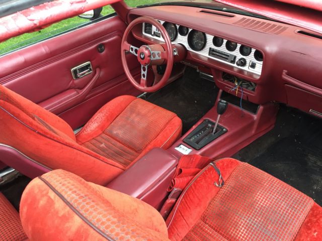 1979 black firebird 400 6.6 with t-tops