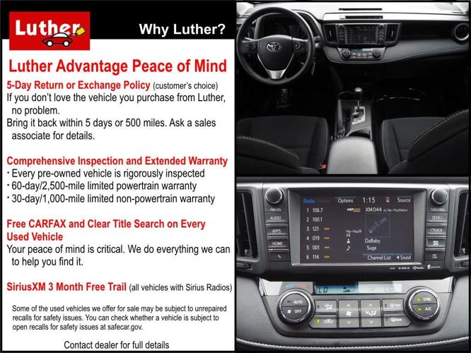 used 2017 toyota rav4 awd xle mankato, mn 56001 for sale in mankato, minnesota