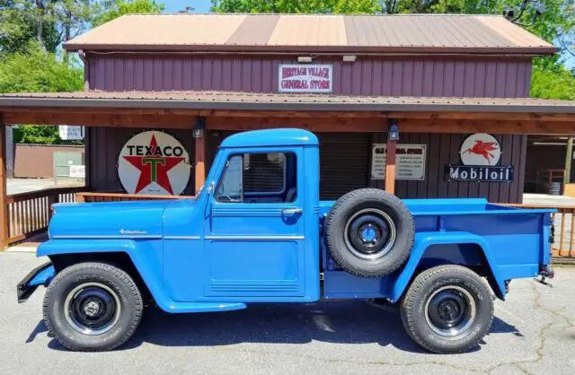 blue willys jeep with 0 miles available now!
