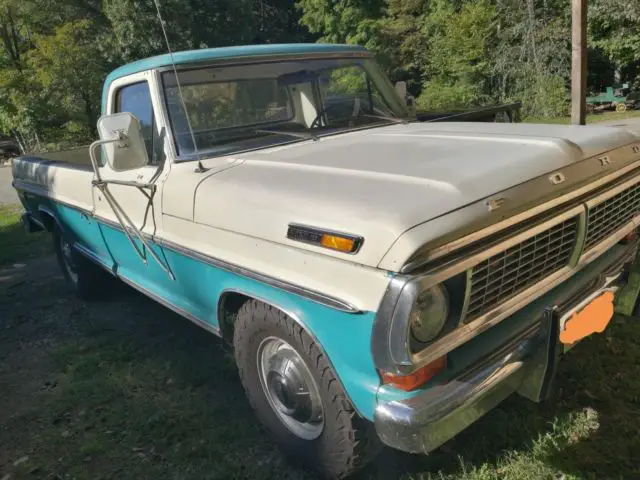 1970 ford f250 pickup truck-all original, newly rebuilt motor and trans-no rust