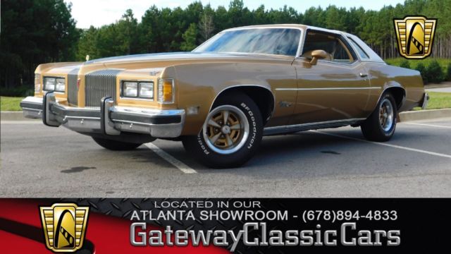1976 pontiac grand prix coupe 455 cid v8 3 speed automatic