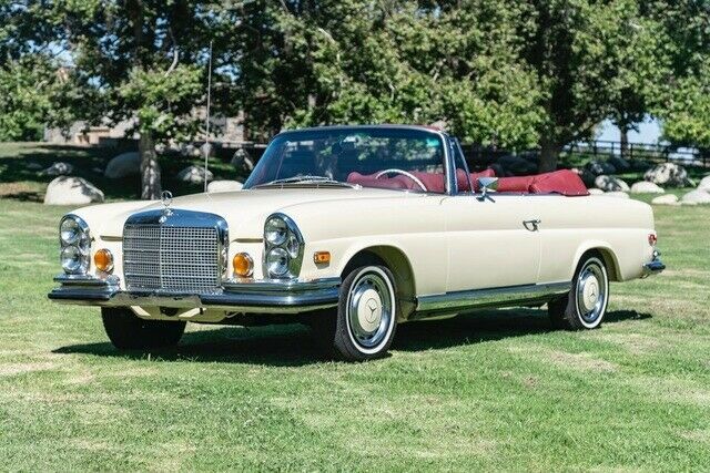 1971 mercedes-benz 280 se, light ivory with 52,700 miles available now!