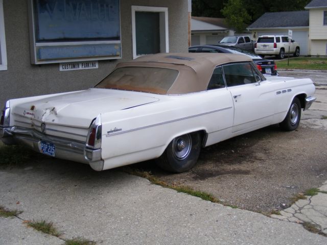 1963 buick lesabre 2 door convertible auto car w/title out of 30 year storage